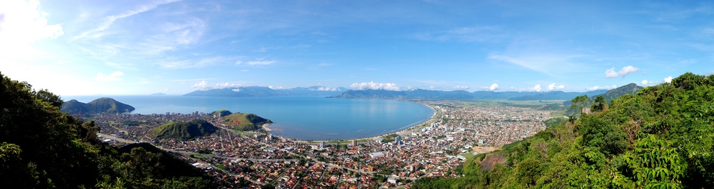 Vista da Cidade de Caraguatatuba.